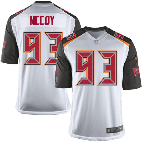 Youth Elite Gerald McCoy Nike Jersey White Road - #93 NFL Tampa Bay Buccaneers